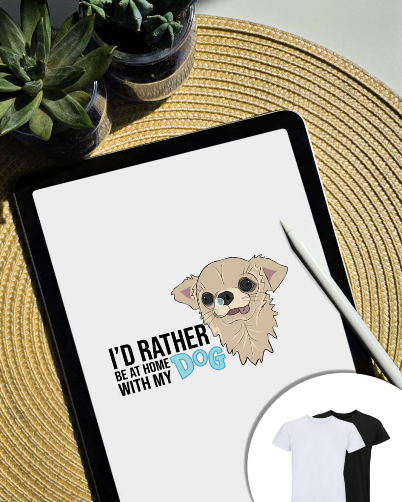 t-shirt i'd rather