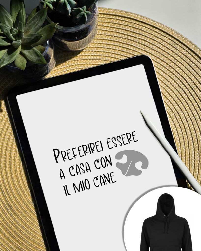 felpa Preferirei-essere-a-casa-con-il-mio-cane