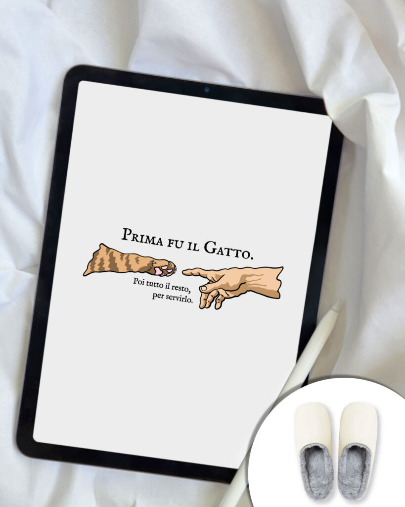 Pantofole Creazione Gatto