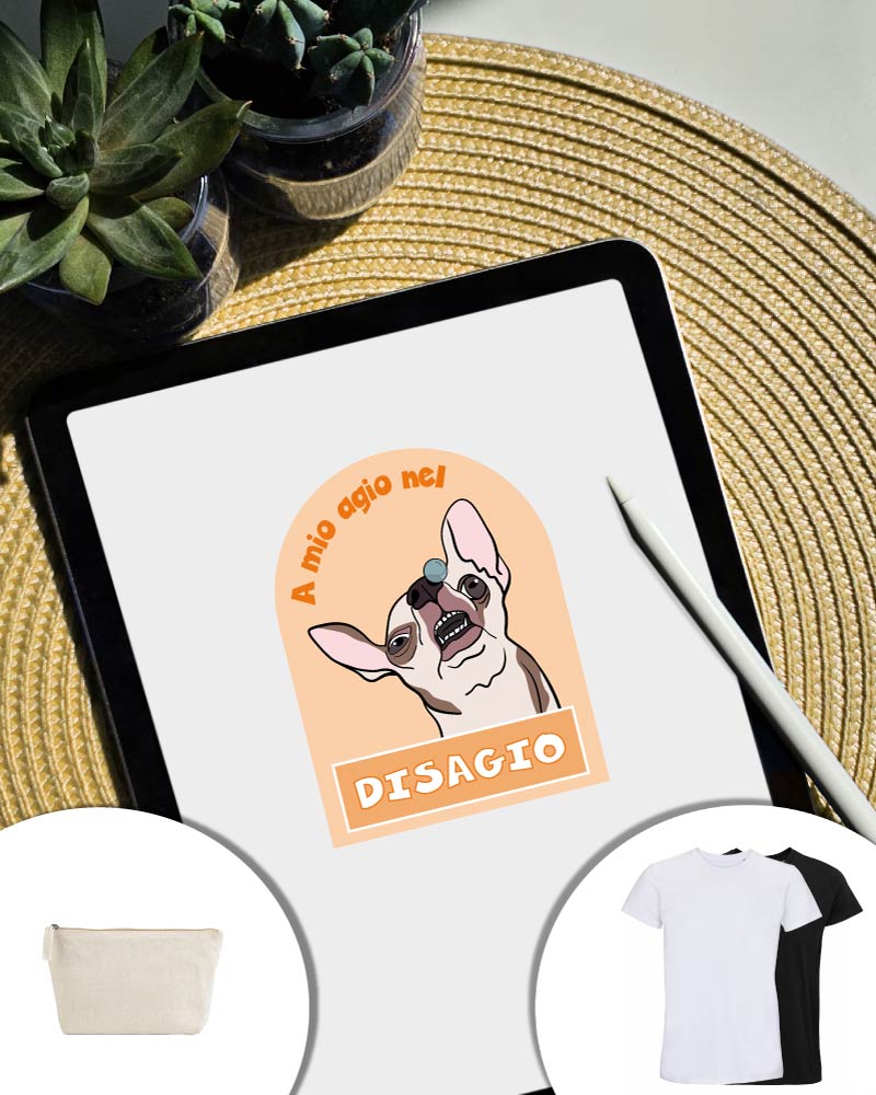 T-shirt e pochette Mood Disagio