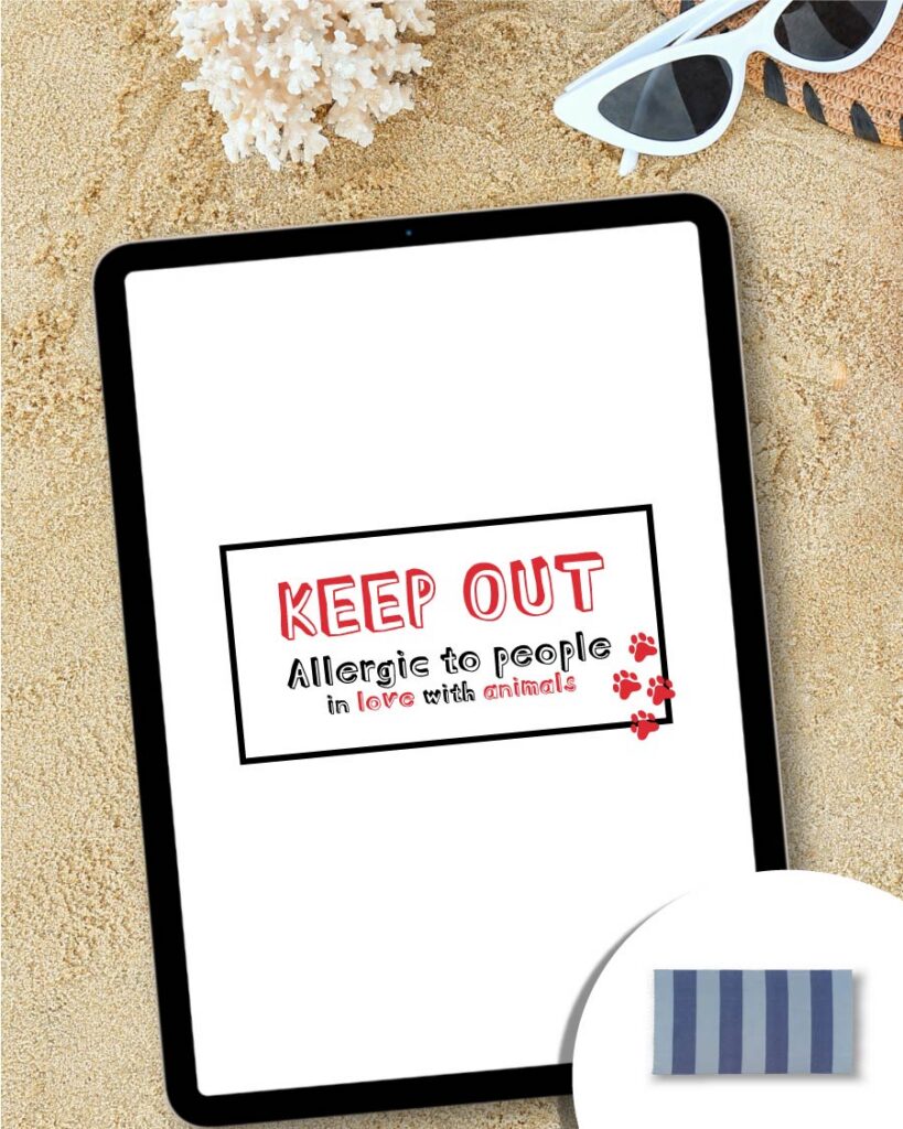 Beach towel Keep Out